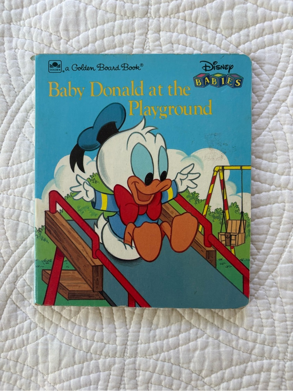 Disney Donald Duck Babies Board Book Vintage 1986